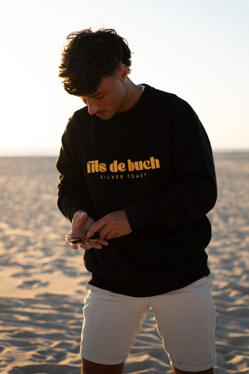 Aqui sweat noir – Image 2