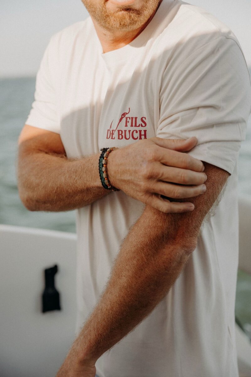 Fish Tee Blanc