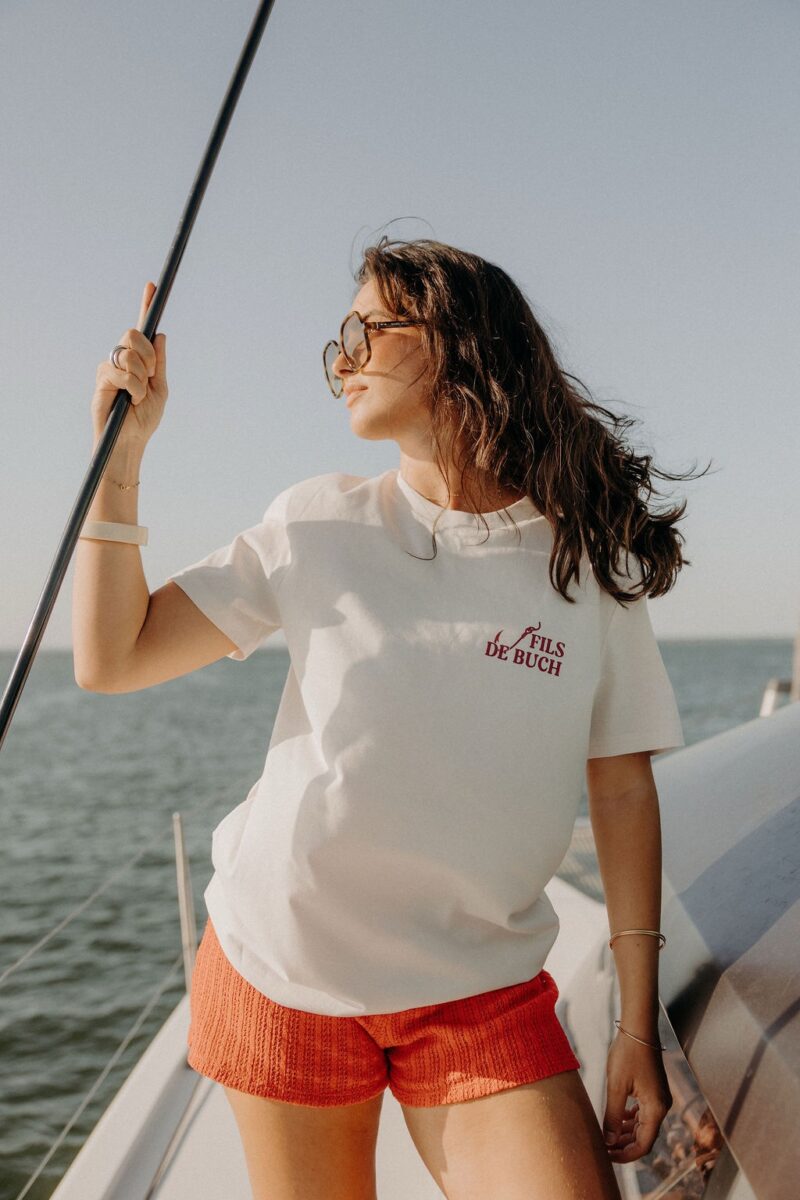 Fish Tee Blanc – Image 3