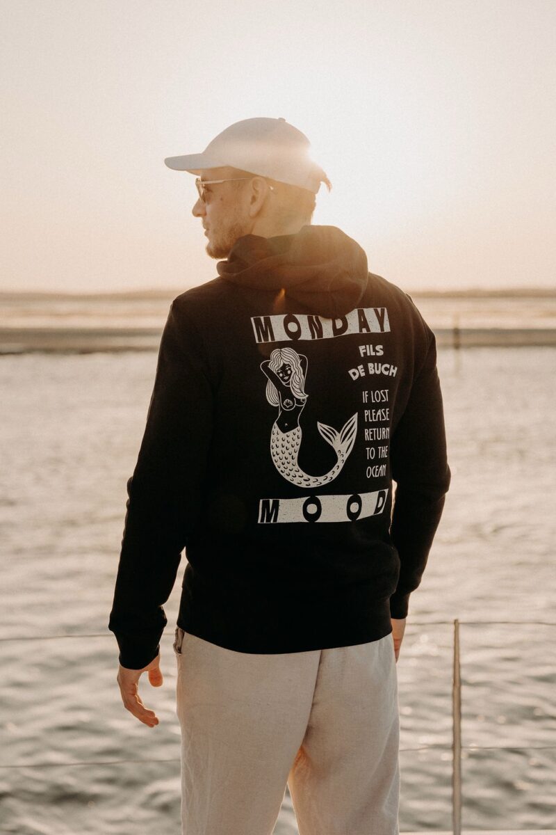 Monday Hoodie Black